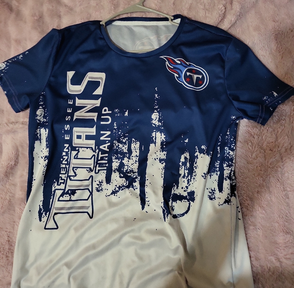 Titan Blue and White Men's Jersey